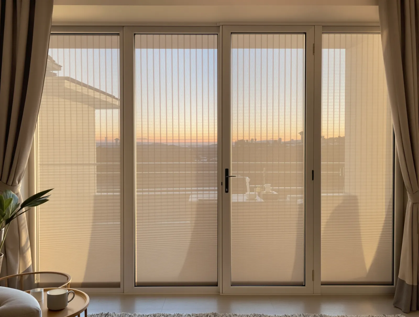 Plise Sineklik - Fransız Balkon Montajı