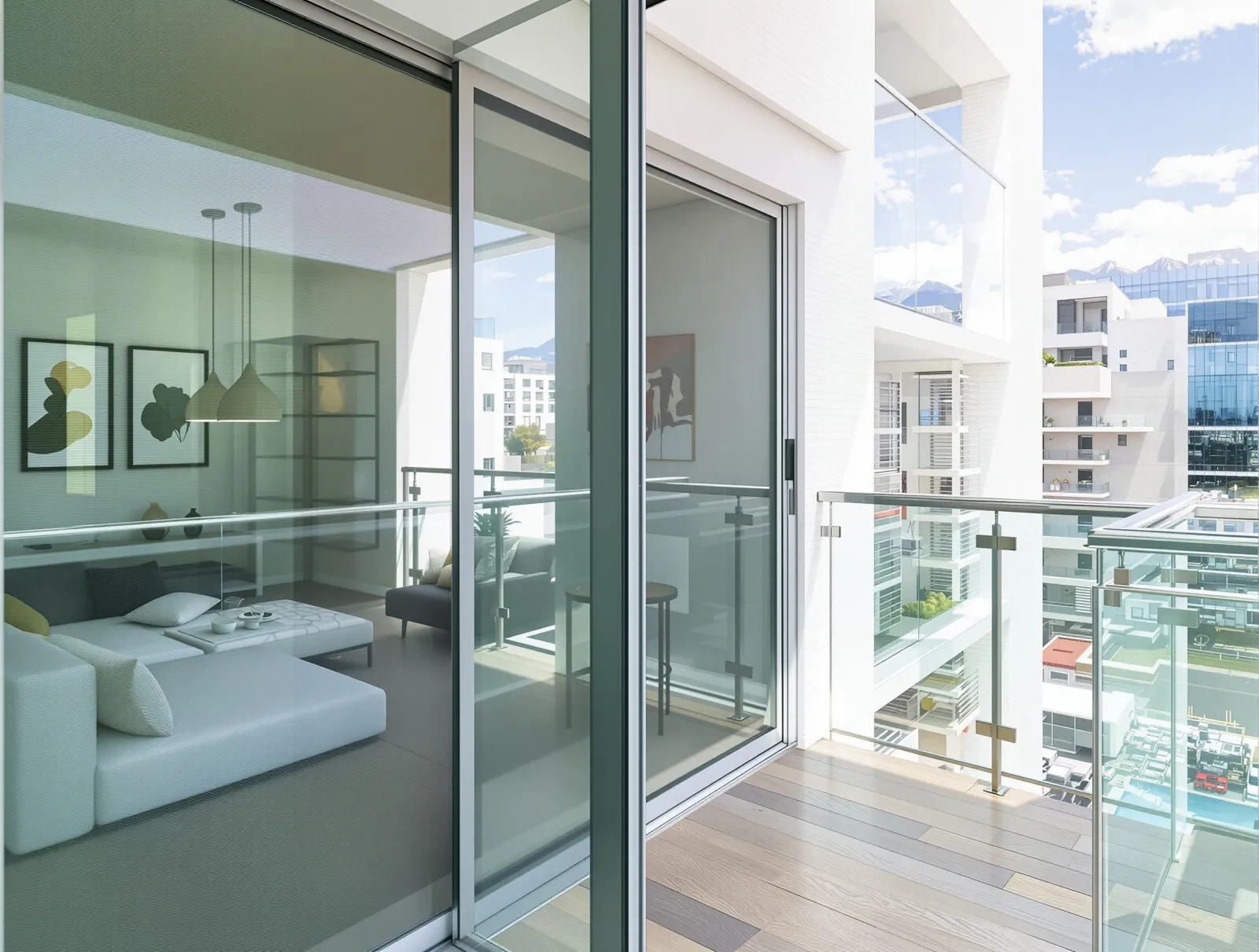 Sürgülü Sineklik - Otel Balkon Uygulaması